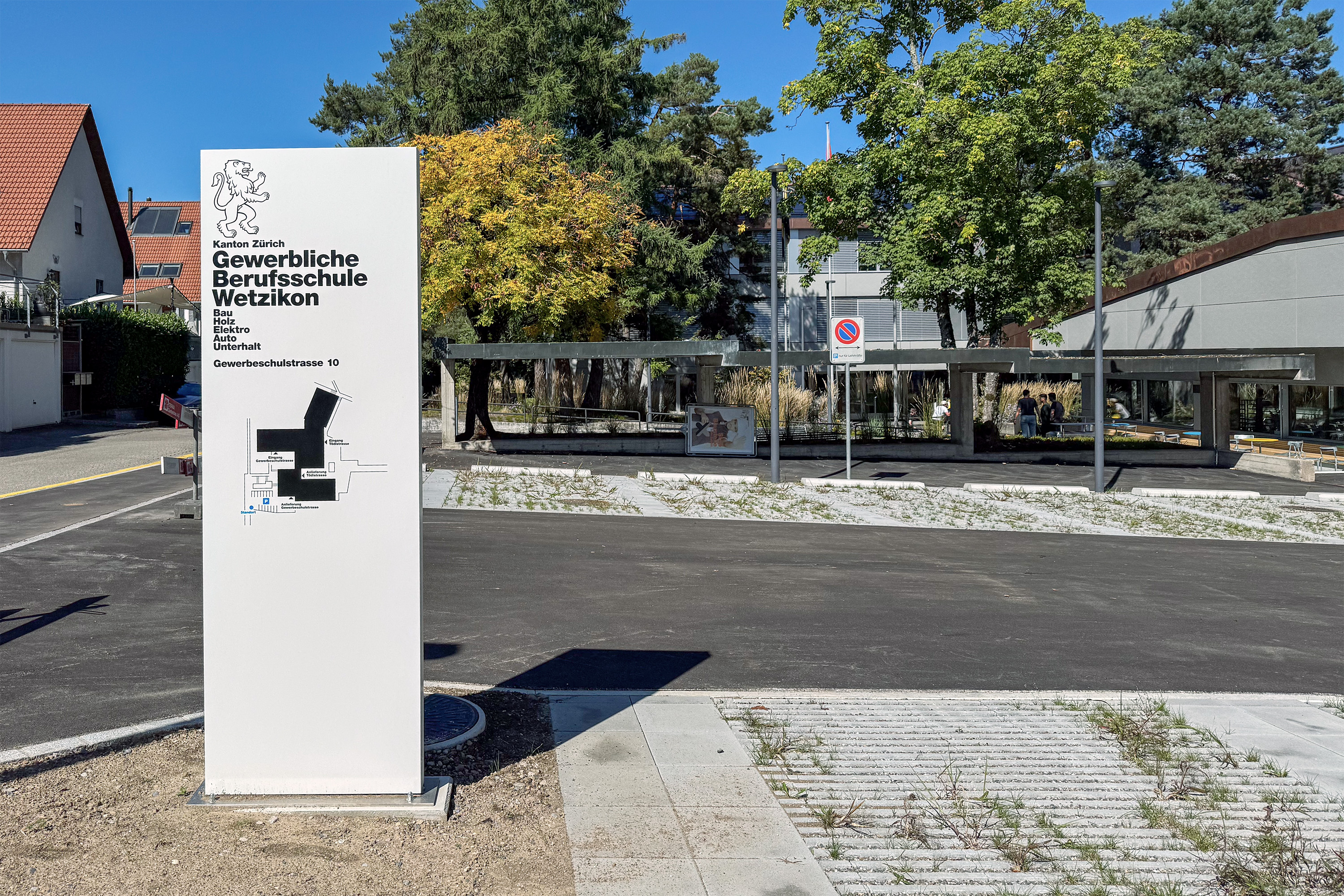 GBW Stele Signaletik CD Kanton Zürich