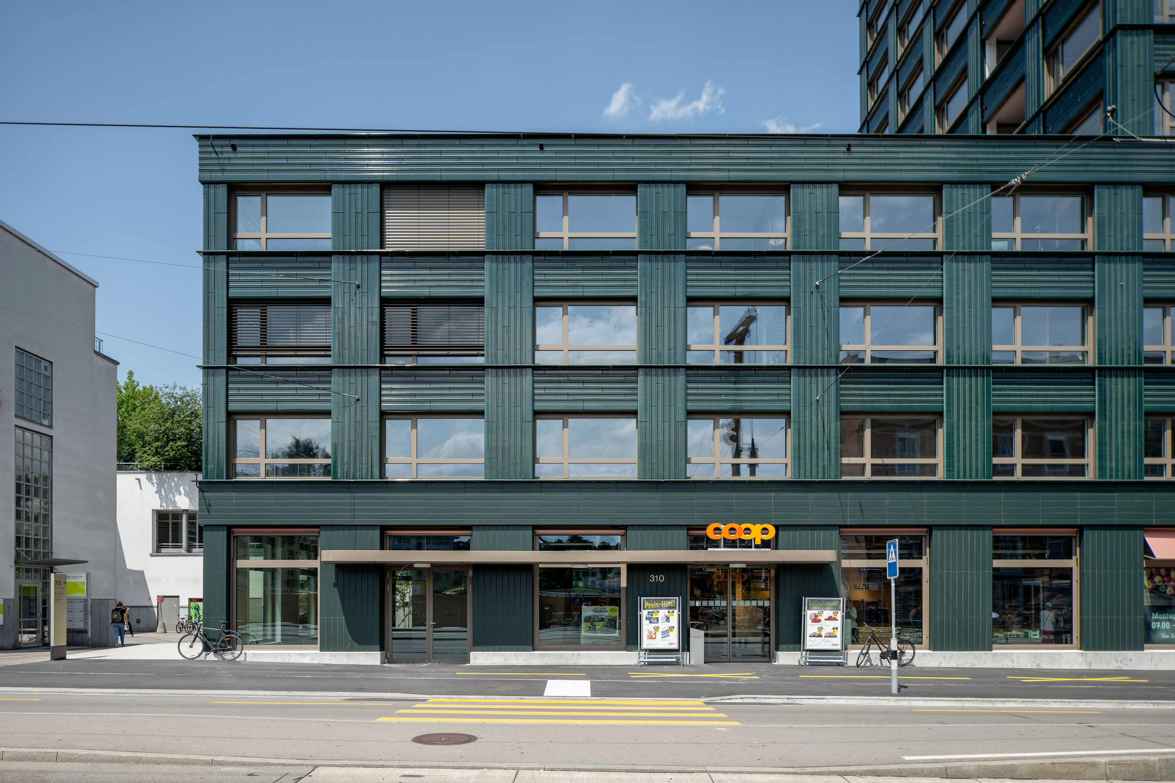 Hoch3 Hochhaus Birmensdorferstrasse Fassade