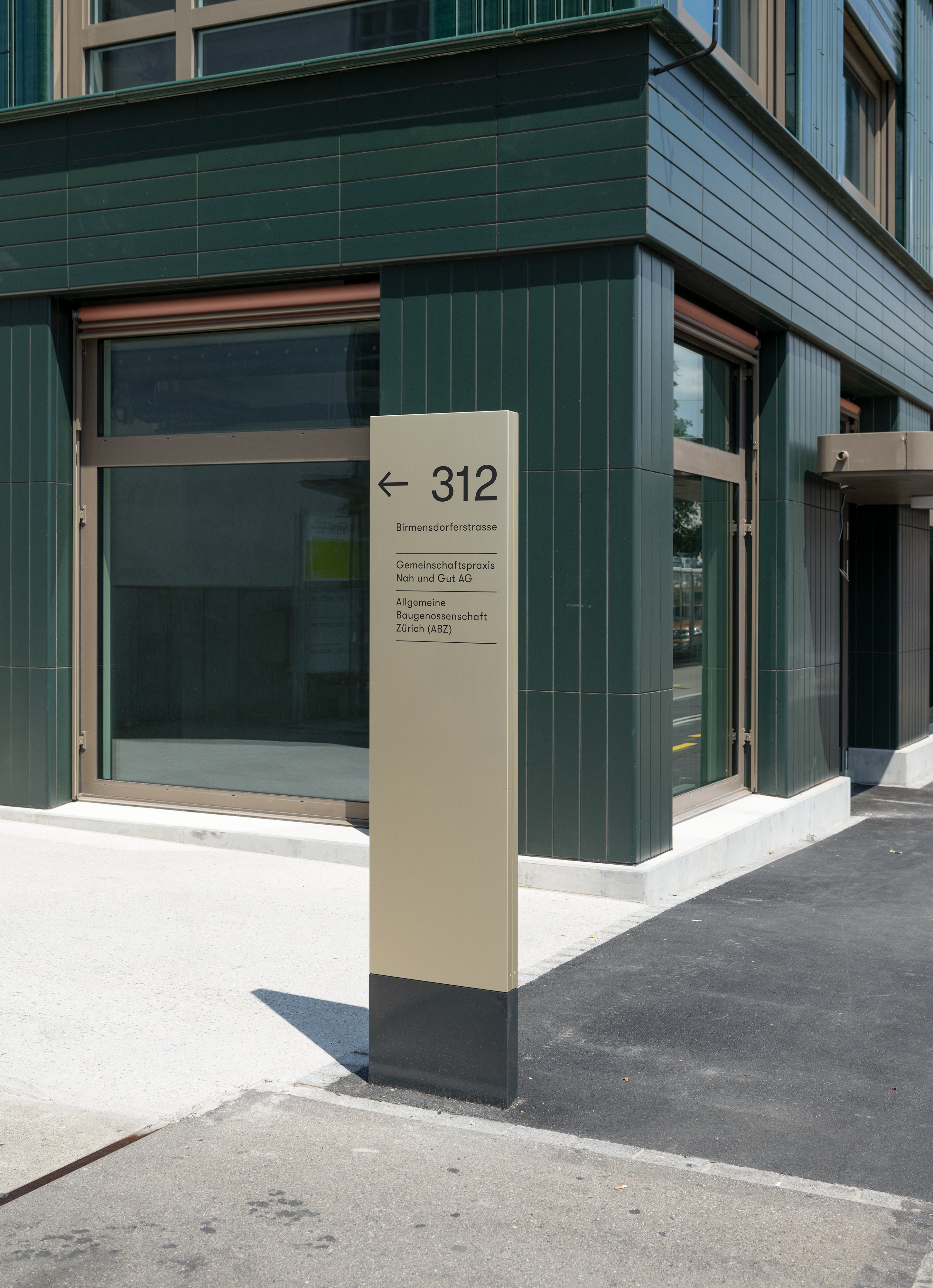 Hoch3 Hochhaus Stele Birmensdorferstrasse 312