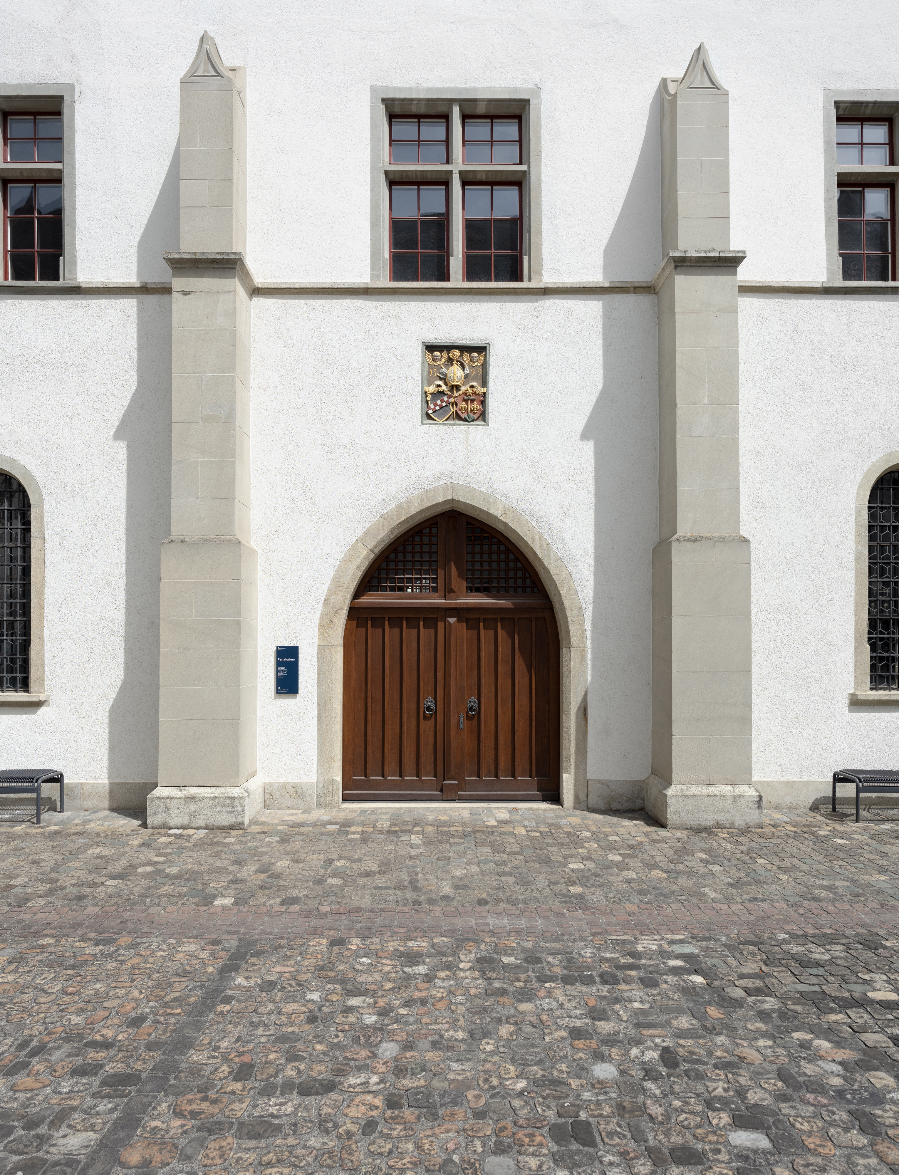 Klosterhalbinsel Wettingen Signaletik Tafelelement Parlatorium