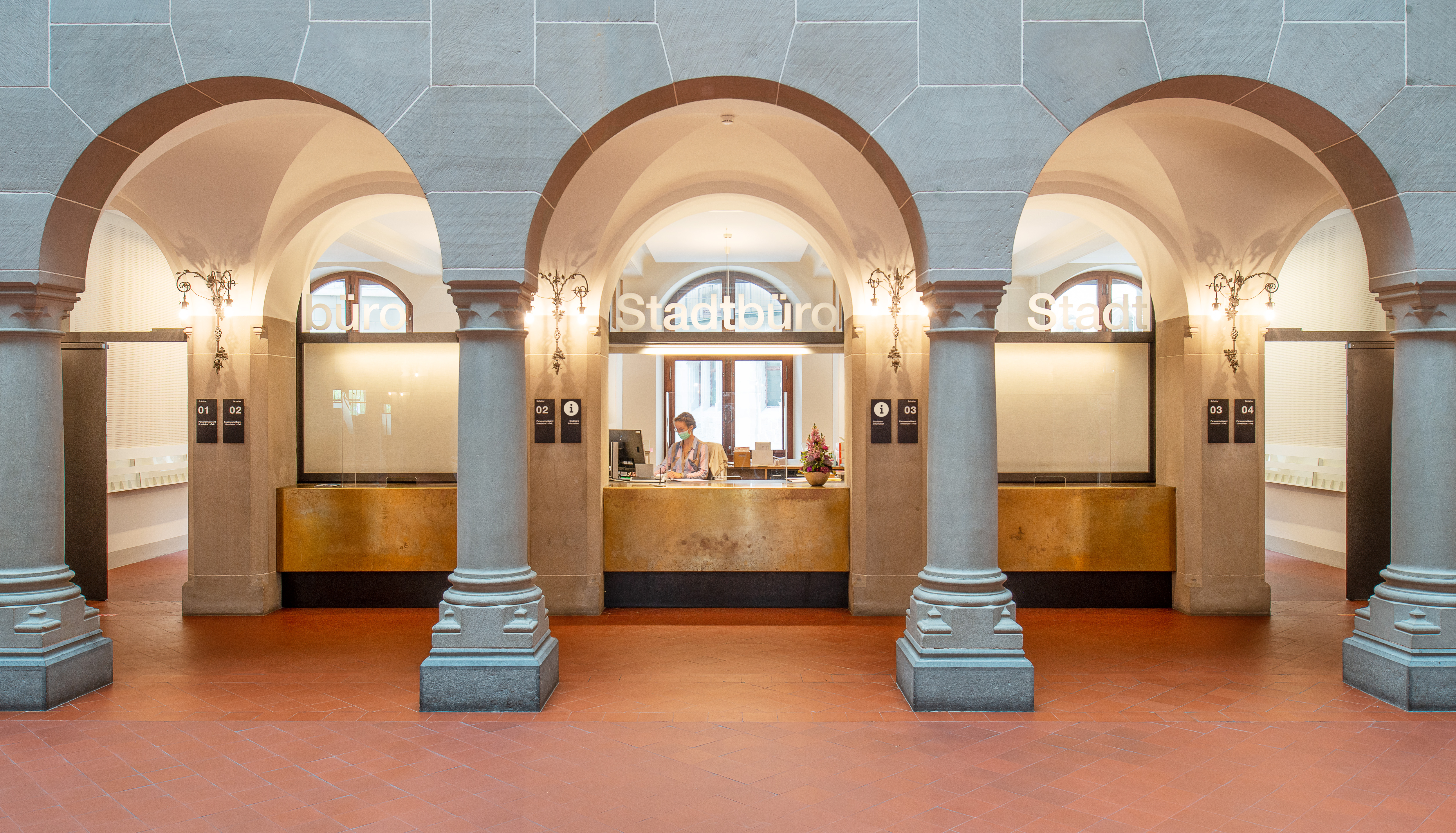 Signaletik Stadtbüro Stadthaus Zürich